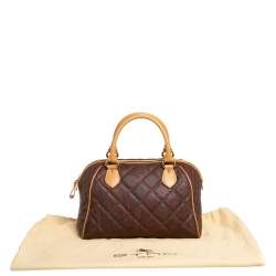 مملوكة مسبقًا حقيبة إيترو كانفاي مقوى بيزلي مطبوع وجلد بسحاب