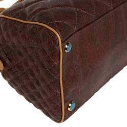 مملوكة مسبقًا حقيبة إيترو كانفاي مقوى بيزلي مطبوع وجلد بسحاب