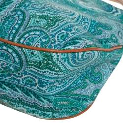 مملوكة مسبقًا Etro Paisley Print Coated Canvas Shoulder Bag
