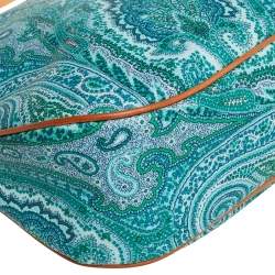 مملوكة مسبقًا Etro Paisley Print Coated Canvas Shoulder Bag