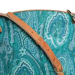 مملوكة مسبقًا Etro Paisley Print Coated Canvas Shoulder Bag