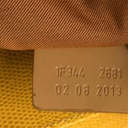 Etro Yellow/Brown Paisley Print Coated Canvas and Leather Tote
