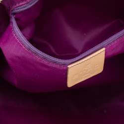 Pre Owned Etro Multicolor Floral Print Coated Canvas and Leather Boston Bag