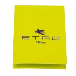 Pre Owned Etro Multicolor Paisley Canvas and Python Embossed Leather Shoulder Bag