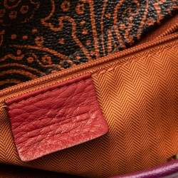 Pre Owned Etro Multicolor Paisley Printed Canvas Hobo