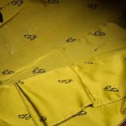 مملوكة مسبقًا حقيبة يد  إترو شوبر جلد وكانفاس بايزلي أسود / برتقالي 