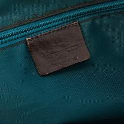 Pre Owned Etro Multicolor Paisley Fabric and Leather Messenger Bag