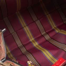 Pre Owned Etro Black Canvas Jacquard Tote