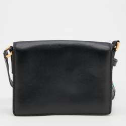 مملوكة مسبقًا Etro Black Leather Shoulder Bag