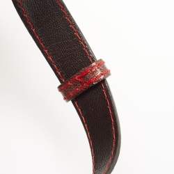 Pre Owned Etro Multicolor Paisley Velvet  and Patent Leather Shoulder Bag 