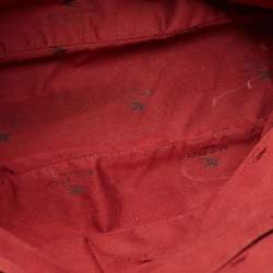 Pre Owned Etro Tan/Brown Paisley Printed Coated Canvas Shopper Tote