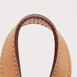 Pre Owned Etro Tan/Brown Paisley Printed Coated Canvas Shopper Tote