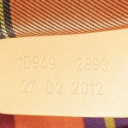 Pre Owned Etro Brown/Tan Paisley Coated Canvas and Leather Tote