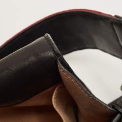 Pre Owned Etro Multicolor Printed Leather Crossbody Bag