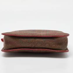 Etro Multicolor Paisley Print Coated Canvas and Leather Top Handle Bag