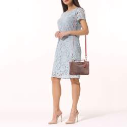 Etro Multicolor Paisley Print Coated Canvas and Leather Top Handle Bag