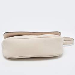 Pre Owned Etro Beige Leather Eylet Flap Shoulder Bag