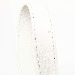 Pre Owned Etro White Printed Leather Tote