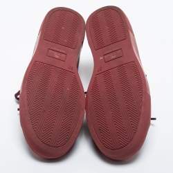 Pre Owned Etro Multicolor Fabric Lace Up Sneakers Size 37