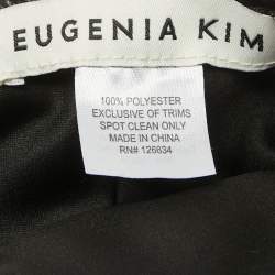 Eugenia Kim Black Sequin Beret Cap S