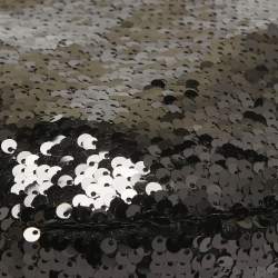 Eugenia Kim Black Sequin Beret Cap S