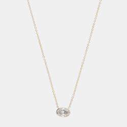 14K Yellow Gold  Lab Grown Diamond Pendant Necklace (0.95 cts)