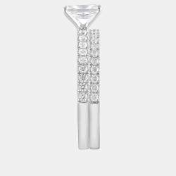 Pre Owned 1.5ct 14k White Gold Lab Grown Diamond Bridal Set