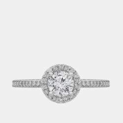 Pre Owned 1.01ct 14k White Gold Lab Grown Diamond Engagement Ring