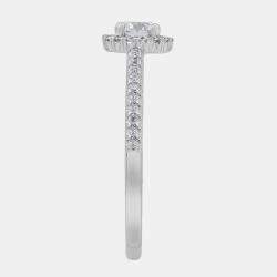 Pre Owned 1.01ct 14k White Gold Lab Grown Diamond Engagement Ring