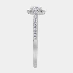 Pre Owned 1.01ct 14k White Gold Lab Grown Diamond Engagement Ring US 7