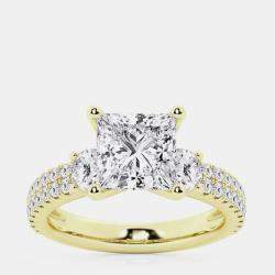 Pre Owned 1.23ct 14k Yellow Gold Lab Grown Diamond Engagement Ring