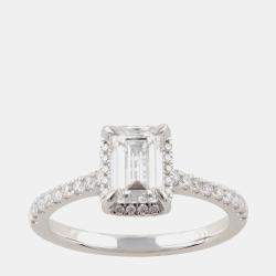 Pre Owned 1.45ct 14k White Gold Lab Grown Diamond Engagement Ring