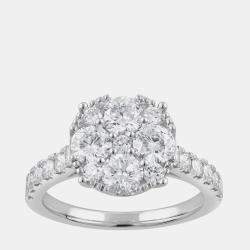 Pre Owned 2.01ct 14k White Gold Lab Grown Diamond Engagement Ring