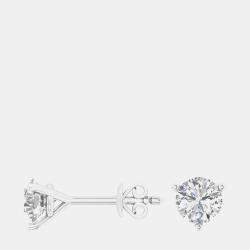 Pre Owned 1.5ct 14k White Gold Lab Grown Diamond Martini Stud Earring