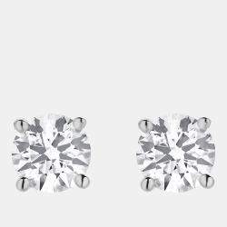 Pre Owned 1.95ct 14k White Gold Lab Grown Diamond Basic Stud Earring