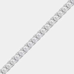 Pre Owned 3.2ct 14k White Gold Lab Grown Diamond Tennis Bracelet