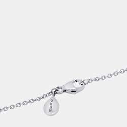 مملوكة مسبقًا FabergÃ© Heritage 18K White Gold and Sterling Silver, Diamond and Chalcedony Pendant Necklace 190FP341/2