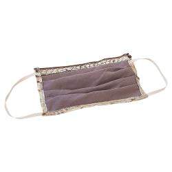 Non-Medical Handmade Floral Embroidered Printed Satin and Cotton Face Mask - Pack Of 5 (Available for UAE Customers Only) 