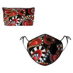 Fine Guard By Caroline Reusable N95 Face Mask, Flamenco Style - Medium (Available for UAE Customers Only)