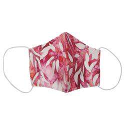 Non-Medical Handmade White/Red Floral Printed Cotton Face Mask - Pack Of 2 (Available for UAE Customers Only)