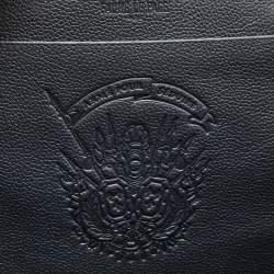 مملوكة مسبقًا حقيبة يد فور لو باج دايلي باتيل 41 جلد وكانفاس مقوى أزرق بحري