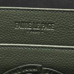 Pre Owned Faure Le Page Green Coated Canvas Daily Battle 35 Tote