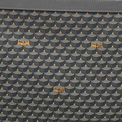 Pre Owned Faure Le Page Grey Coated Canvas and Leather Ecailles 41 Portfolio Bag
