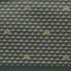 Pre Owned Faure Le Page Green Coated Canvas Ecailles 41 Portfolio Bag