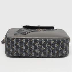 Faure Le Page Grey Coated Canvas and Leather Calibre Soft 17 Crossbody Bag