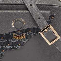 Faure Le Page Grey Coated Canvas and Leather Calibre Soft 17 Crossbody Bag
