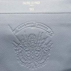 Faure Le Page Navy Blue Coated Canvas Daily Battle 35 Tote