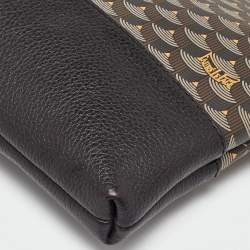 Pre Owned Faure Le Page Multicolor Coated Canvas and Leather Wristlet Pouch