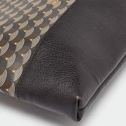 Pre Owned Faure Le Page Multicolor Coated Canvas and Leather Wristlet Pouch