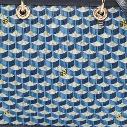 Faure Le Page Blue Jacquard Fabric SagaCity 31 Tote